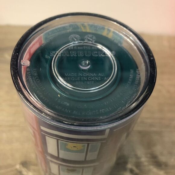 Starbucks San Francisco Painted Ladies Large 24 Oz Cold Cup Tumbler with Straw - Picture 8 of 9